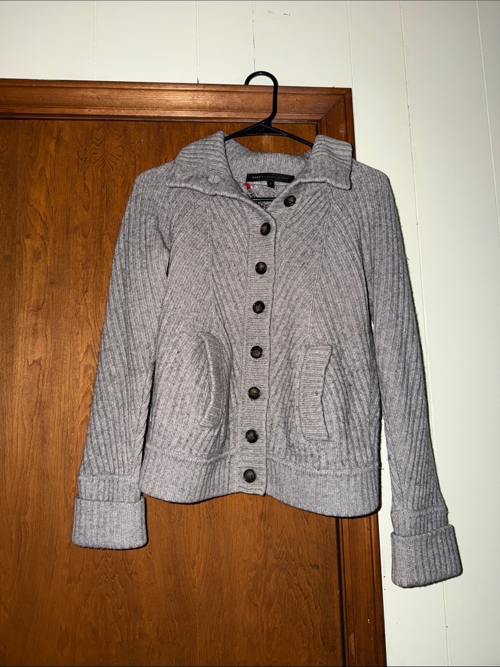 Women’s Marc Jacob’s Wool Cashmere Button Cardigan Jacket Size Small